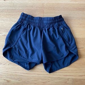Lululemon black running shorts